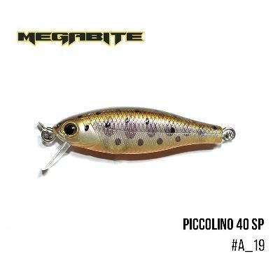 Воблер Megabite  Piccolino 40 SP (40 мм, 2,6 гр, 0,3 m) (A_19)