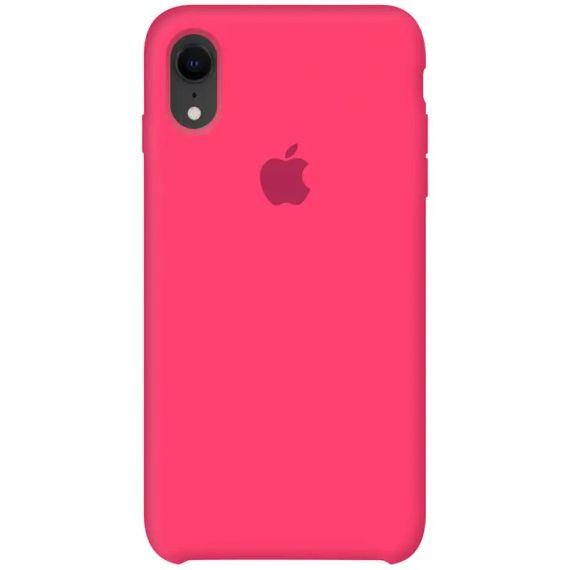 Силіконовий чохол Apple Silicone Case Barbie Pink для iPhone XR