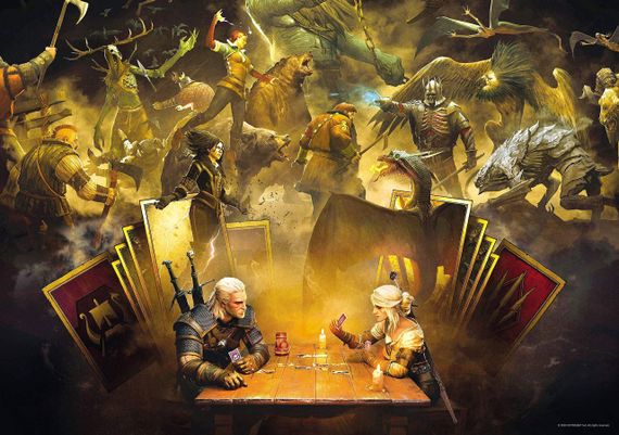 Пазл GoodLoot Witcher: Playing Gwent puzzles 1000 ел. (5908305231448) | Зображення 3