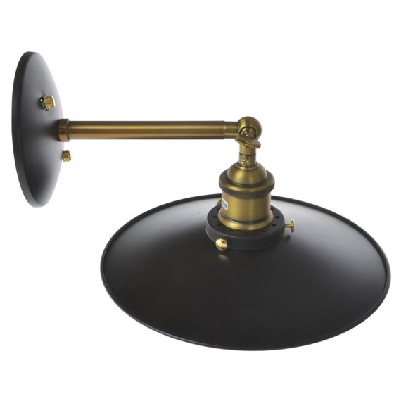 Бра настенное накладное лофт BL-404W/1 E27 BK | Зображення 8