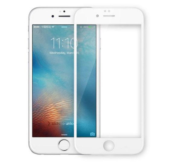 Full Glue захисне скло для iPhone 6/6S - White