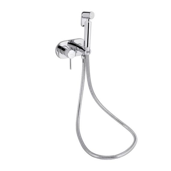 Набор для гигиенического душа Qtap Inspai-Varius округлый QTINSVARCRMV00440501 Chrome