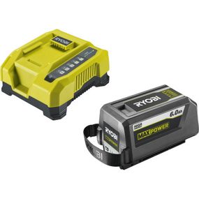 Набор аккумулятор + зарядное устройство Ryobi Max Power RY36BK60B-160, 36V, 1х6Ah, ЗУ 6А быстрозарядный