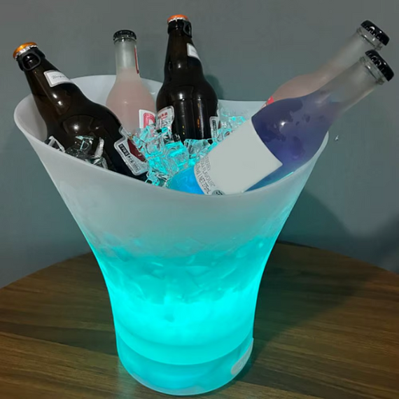 Відро світловипромінююче для льоду з Bluetooth-колонкою, музика та холодні напої в одному пристрої | Зображення 2