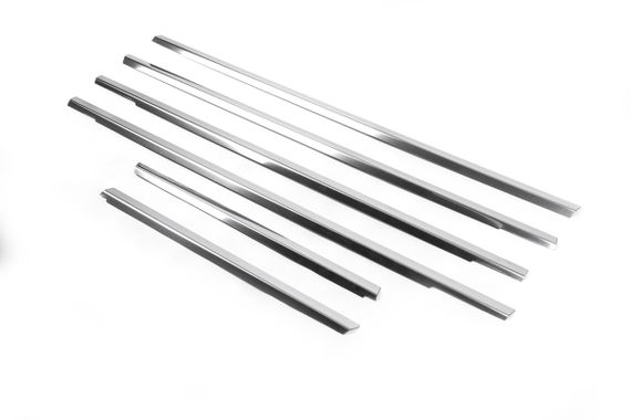 Нижняя окантовка окон (6 шт, нерж) для Mitsubishi Outlander 2001-2006 гг | Зображення 6