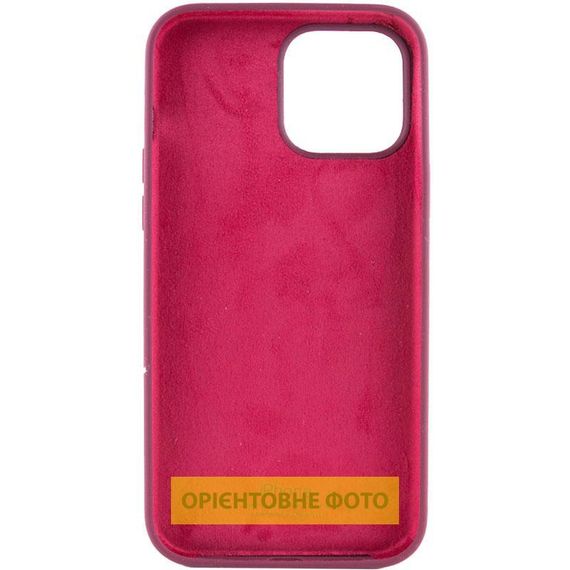 Чохол Silicone Case Full Protective (AA) для Apple iPhone 16 Pro Max (6.9") Бордовий / Plum | Зображення 1