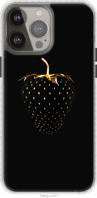 Чохол на iPhone 13 Pro Max Чорна полуниця "3585pc-2371-24368"