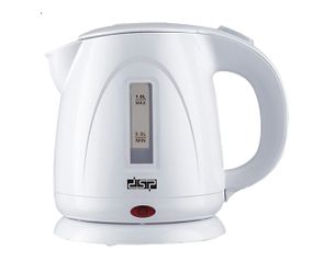 Електрочайник пластиковий дисковий 1 л DSP KK1128 білий 1300W (KK1128_405)