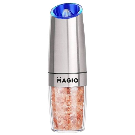 Электрический гравитационный измельчитель специй Magio MG-210, Электрическая мельница с подсветкой | Зображення 3