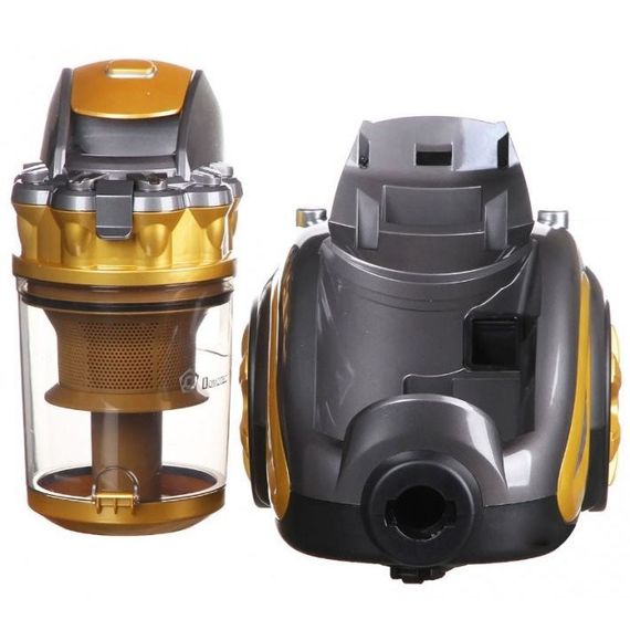 Пылесос для сухой уборки с турбощеткой Domotec MS-4408 3600 Вт без мешка циклонный колбовый контейнерный | Зображення 4