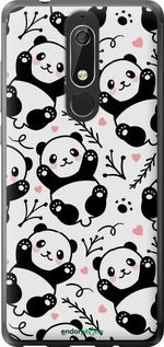 Чохол на Nokia 5.1 Панди "4318u-1529-2448"