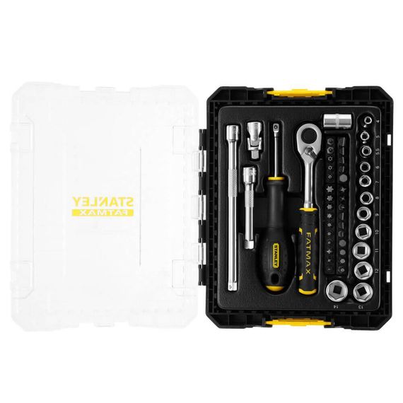 Набір торцевих головок 1/4 FATMAX® Maxi Drive, шестигранних, 48 предметів STANLEY FMMT98101-0 | Зображення 4