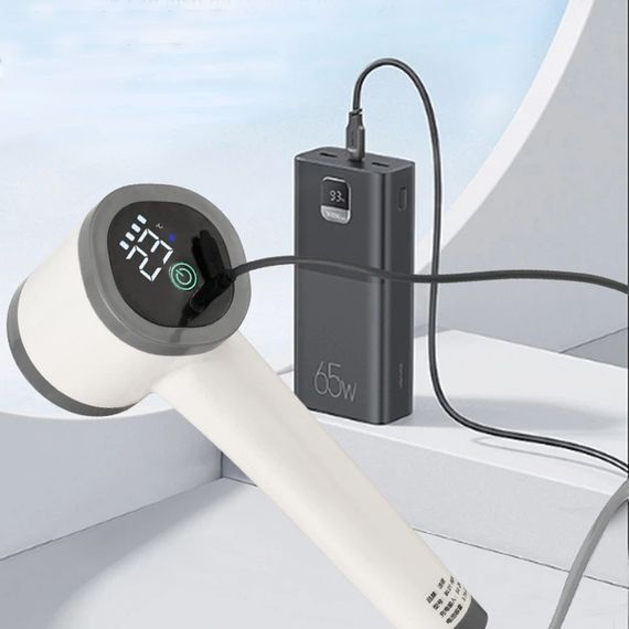 Портативний душ BL01-901 Water Temp and Battery Level Indicator 2000mAh (USB-C) White | Зображення 3