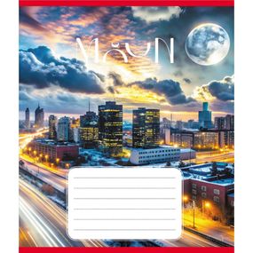 Тетрадь общая "Месяц" 060-610055K-5 в клеточку, 60 листов (959061)