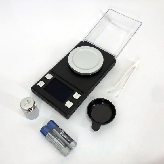 Ваги ювелірні високоточні до 50г, 0.001г точність, 8028, Компактні електронні ваги для ювелірів | Зображення 5