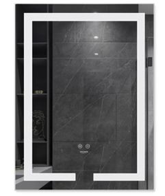 Дзеркало Kroner KRM Spiegel VR1 - 5080 з LED-підсвічуванням та антизапітнінням (CV030039)