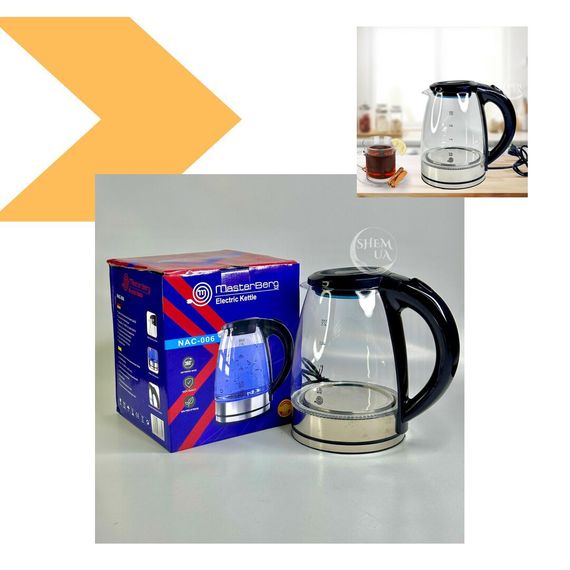 Електрочайник з потужним нагрівальним елементом XPRO SV-9212 (46569-Cb 9212_345) | Зображення 1