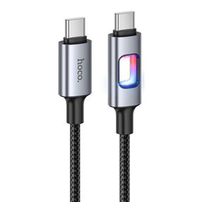 Дата кабель Hoco U144 New Type-C to Type-C 60W (1.2m) Black