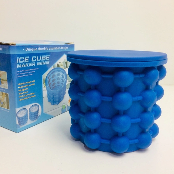 Силіконова форма для льоду Ice Cube Maker Genie | Зображення 6