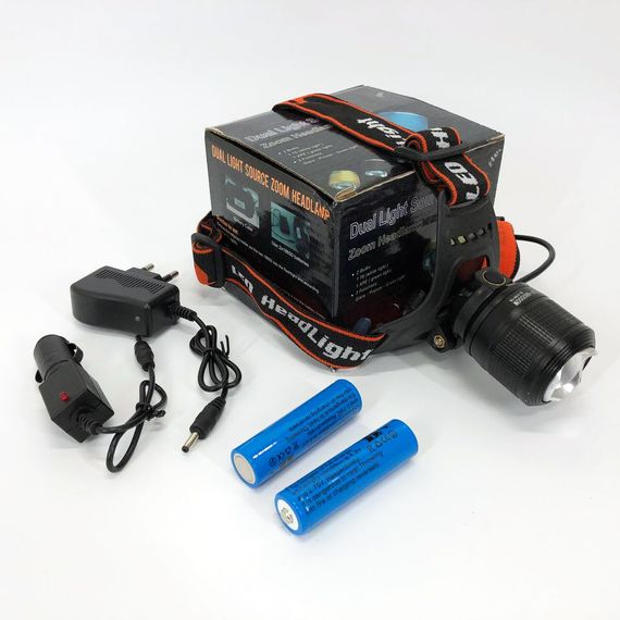 Мощный фонарик светодиодный на голову POLICE BL-2199-T6, Налобный фонарь для монтажных работ MG-57 | Зображення 8