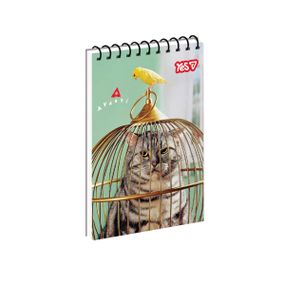 Зошит для записів А7 YES Locked-up cat 152559 80 аркушів