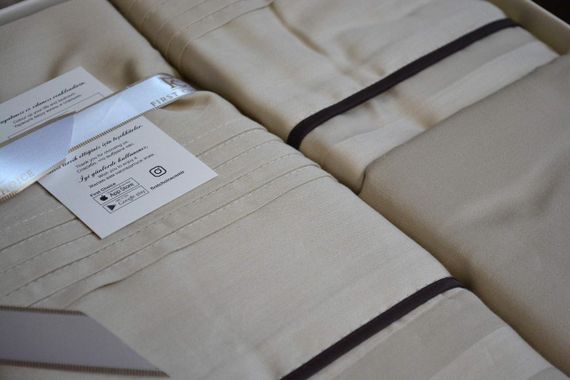 Постільна білизна First Choice Deluxe Satin 200х220 Modalife Soil | Зображення 3