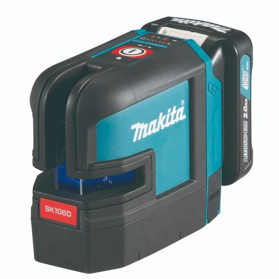 Нівелір лазерний акумуляторний Makita SK106DZ (25 м, 2 промені, червоний, CXT, без акумулятора та зарядного пристрою) | Зображення 5