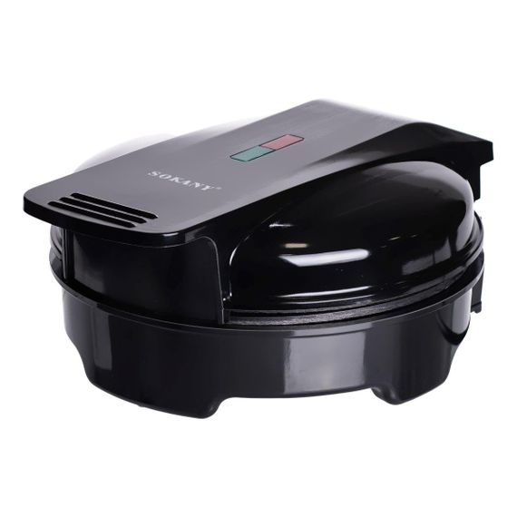 Вафельниця для бельгійських вафель з антипригарним покриттям і LED-індикатором 1000 Вт кругла Sokany SK-519 | Зображення 4