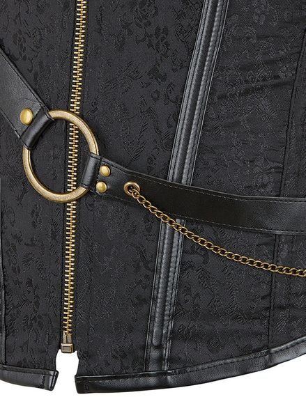 Корсет Star Night 14 Soft Steel Bones черный, XS sexstyle | Зображення 7