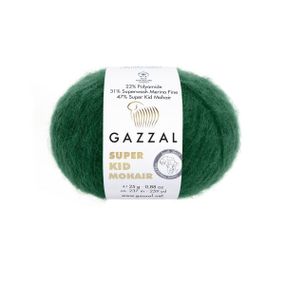 Super Kid Mohair № 64424 Gazzal Турецька пряжа для в'язання нитки кід мохер 64424