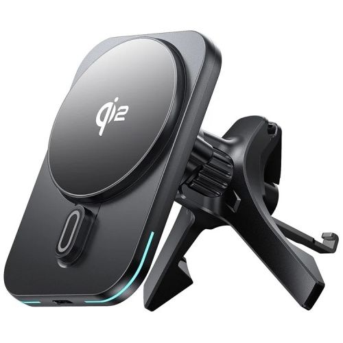 Автоутримувач із бездротовою зарядкою Wiwu Qi 2.0 Mago 15W /black/ CH-323