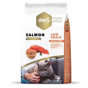Сухий корм із лососем для котів Amity Super Premium Cat Salmon, 2 кг