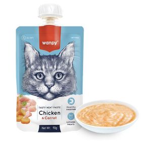 Wanpy Chicken & Carrot ванпи крем-суп курка з морквою рідкий корм для котів 90 г