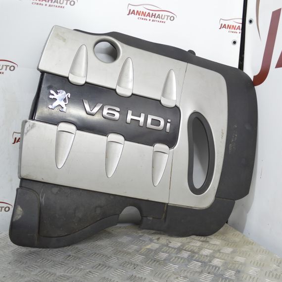 Кришка двигуна 2.7 HDI Peugeot 607 накладка мотора декоративна Пежо 607 9659145280
