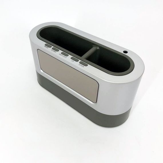 Годинник підставка для ручок 038, настільний електронний годинник з підсвічуванням, лід годинник настільний | Зображення 4