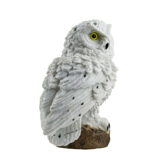 Садовий ліхтар із сонячною панеллю "Сова", 45 см / Газонний світильник на сонячній батареї / Вуличний ліхтар | Зображення 8