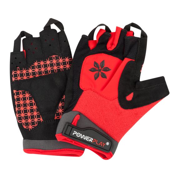 Велорукавички жіночі PowerPlay 5284 A Червоні XS | Зображення 3