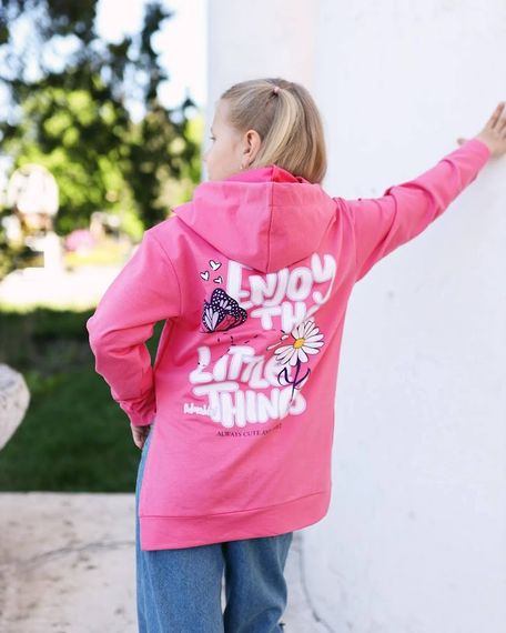 Худі для дівчинки Носи своє 140 Рожевий (p-4743-156959) | Зображення 6