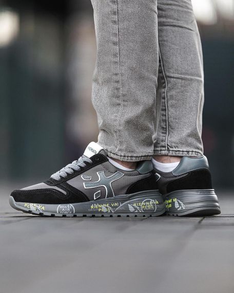 Чоловічі кросівки PREMIATA Mick Black Grey | Зображення 8