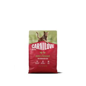 Корм сухий Carnilove Active Duck & Pheasant Sterilised для стерилізованих котів качка і фазан 2 кг