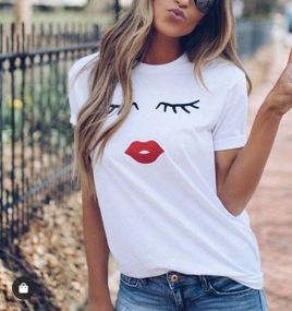 Футболка женская с принтом повседневная L Белая