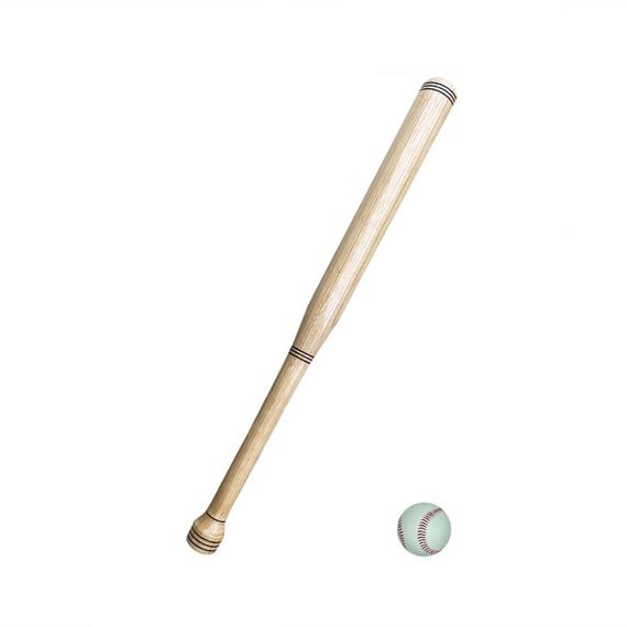 Бита деревянная для бейсбола Legioners Baseball NE-BB-60, 60 см | Зображення 1