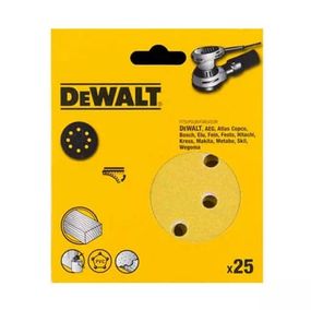 Шліфувальне коло самоклеюче DeWalt 125 мм зерно 120, 25 шт (DT3115XM)