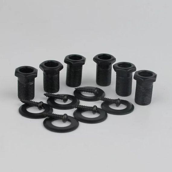 Колки Machine Heads Guyker 6R PRO локовые для электрогитары Fender Yamaha Cort ibanez гитари черные усиленные | Зображення 3