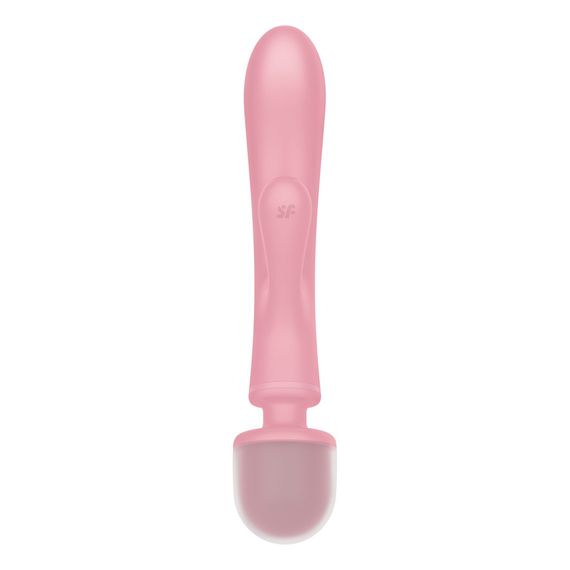Вібратор-кролик з вібромасажером Satisfyer Triple Lover Pink, 3 мотори | Зображення 4