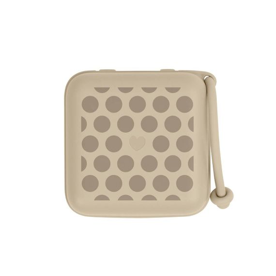 Контейнер для пустушок BIBS Studio Pacifier Box Polka Mega – Vanilla / Dark Oak | Зображення 2