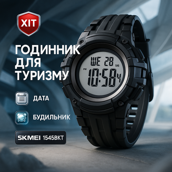 Годинник наручний спортивний SKMEI, Армійський годинник протиударний Польовий для армії IQ-64