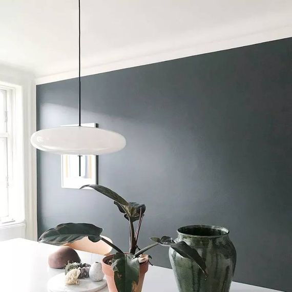 Люстра світлодіодна підвісна LED світильник для квартири на стелю лед 27046 Чорний 55-170х30х30 см. | Зображення 4