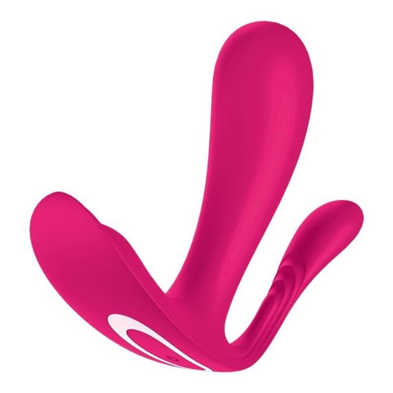 Двойной вибратор Satisfyer Top Secret+ с приложением, розовый sexstyle