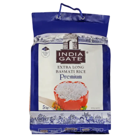 Рис басматі Преміальний екстра довгий  5кг India Gate 690225301305